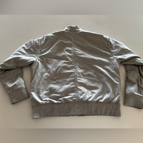 Vuori Halo Basin Bomber Jacket Heather Gray Size Small - Picture 10 of 14